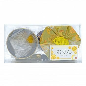 飛鳥りんセット りん2.0寸|りん棒4.0寸 六角布団2.5寸利休|抹茶 59 g 325 l 094095