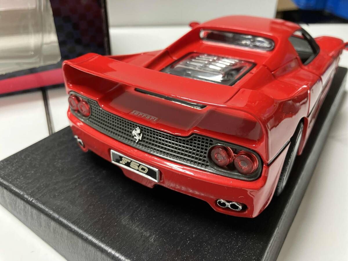 Maisto フェラーリ F50 1995 ミニカー ドアボンネット開閉可能 - メルカリ