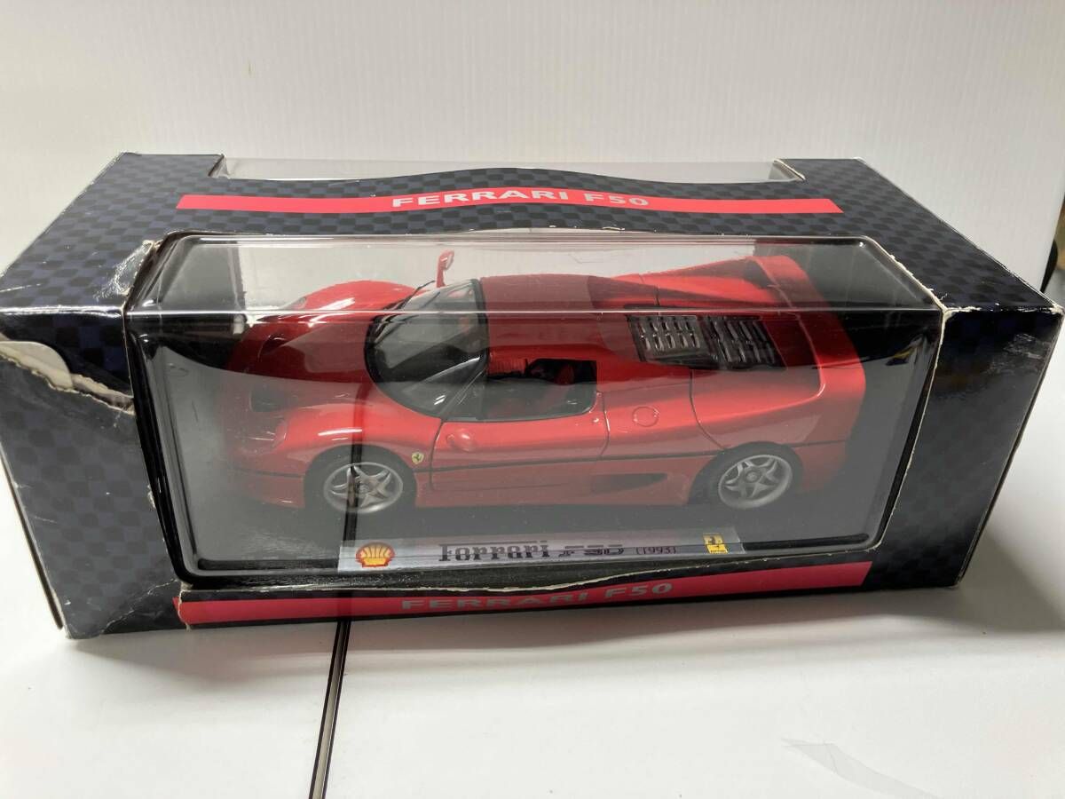 Maisto フェラーリ F50 1995 ミニカー ドアボンネット開閉可能 - メルカリ