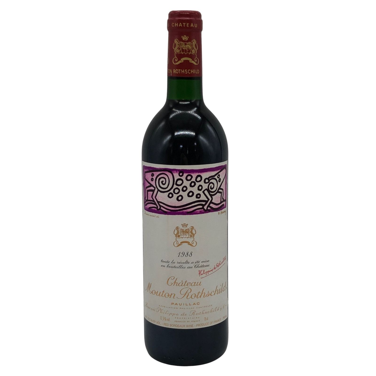 未開栓 シャトームートンロートシルト1988 750ml シャトー ムートン ロートシルト 1988 750ml 12.5%【C2】 - メルカリ