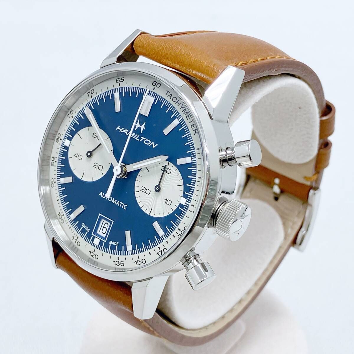 【稼働品】 HAMILTON ハミルトン イントラマティック H384160 自動巻 腕時計 