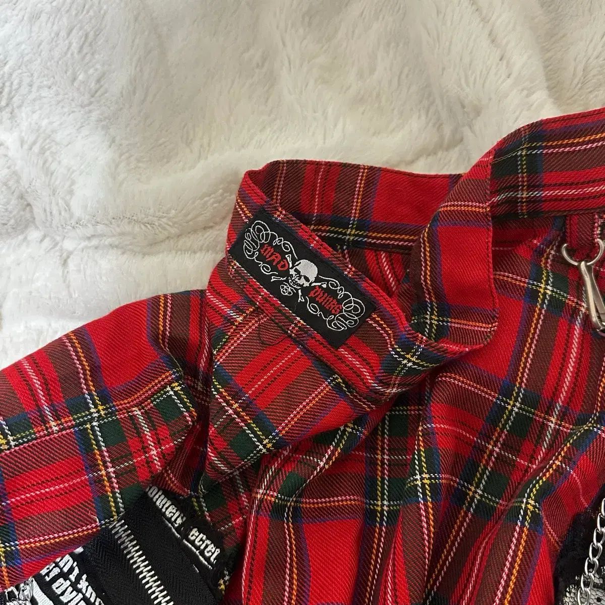 mad punks マッドパンク タータンチェック スカート レイヤード - メルカリ