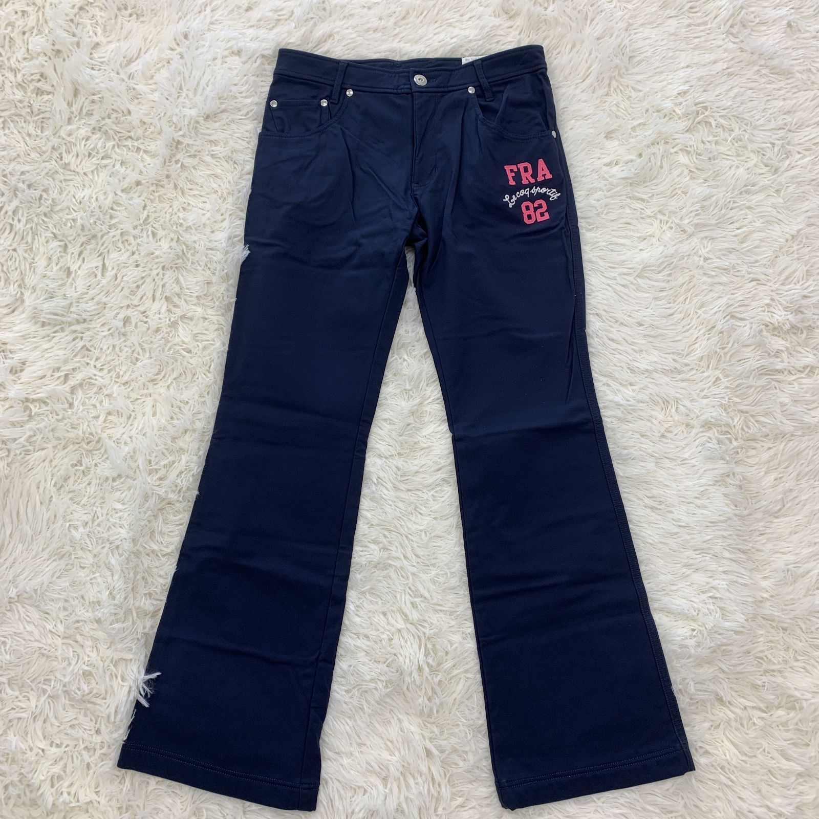 le coq sportif GOLF】ゴルフパンツ ／レディース 13 ネイビー 裏起毛 