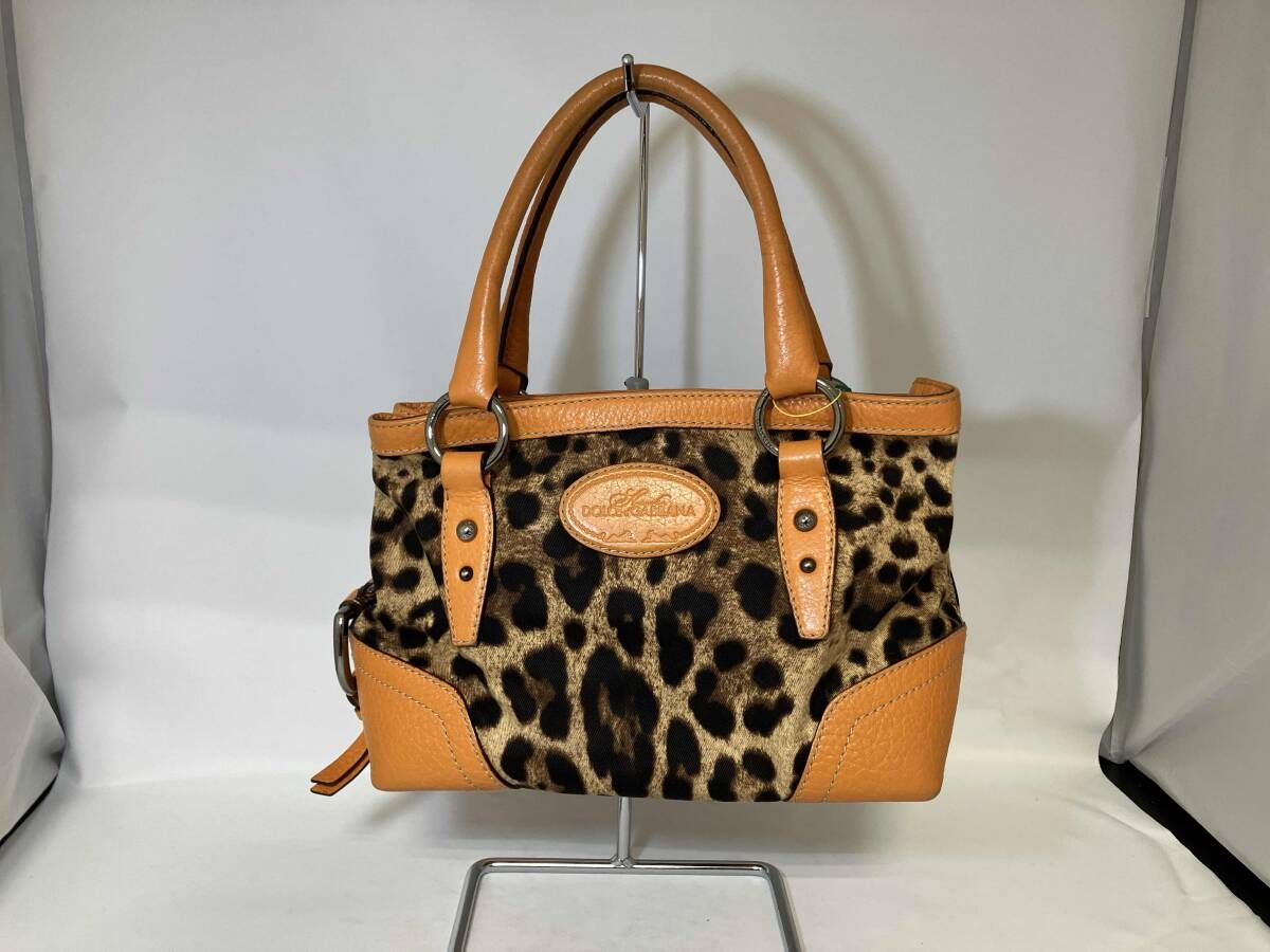 DOLCE & GABBANA ドルチェ&ガッバーナ ハンドバッグ トートバッグ 豹柄