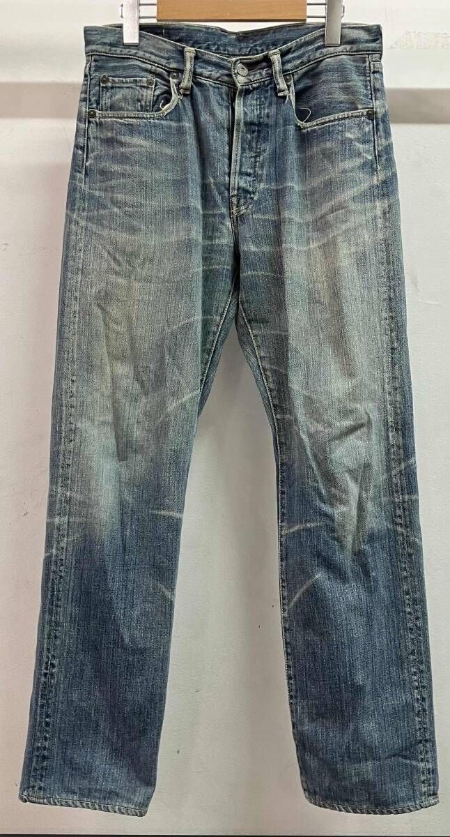 KAPITAL キャピタル ジーンズ ボタンフライ 日本製 ヒゲ ハチノス