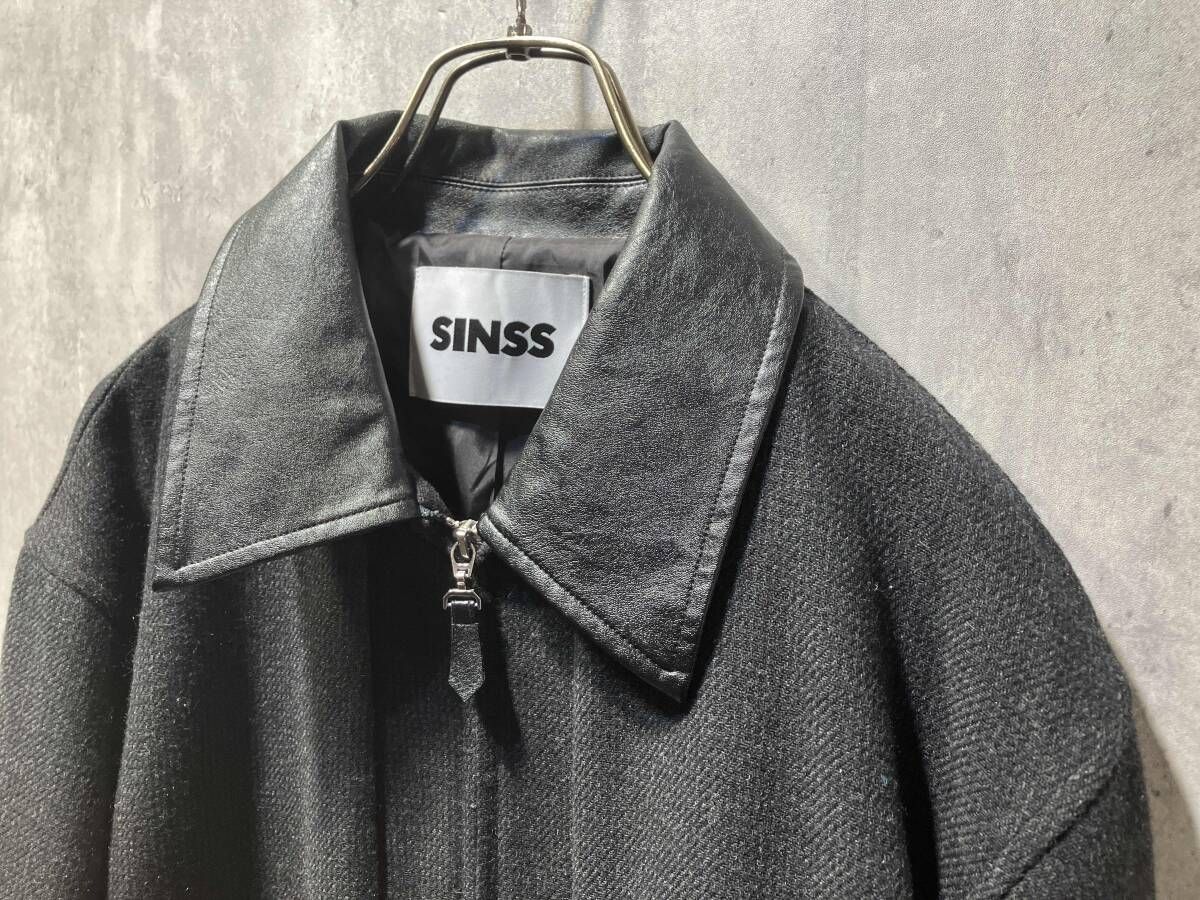 SINSS Tweed short blouson サイズS ブラック系 シンス ブルゾン 