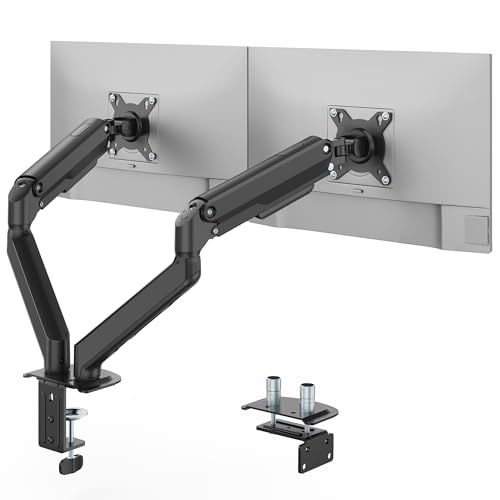 monTEK モニターアーム デュアル 13～32インチ対応 耐荷重2～9kg PC