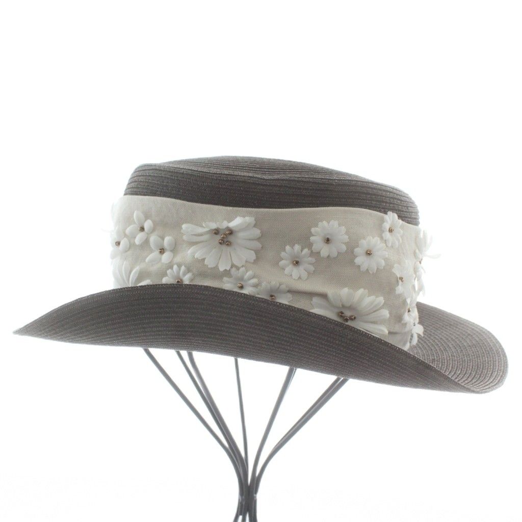 バラ色の帽子 Barairo no Boushi ハット カンカン帽 麦わら帽子 花