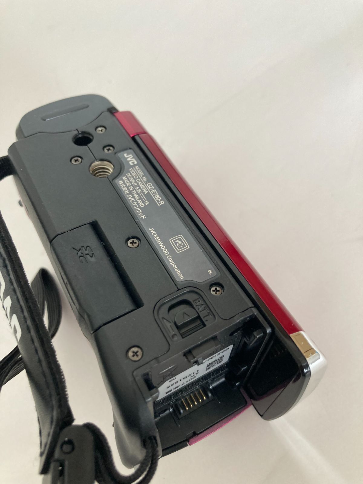 状態良 JVC Everio GZ-E780 フルHD ビデオカメラ レッド GZ-E780-R