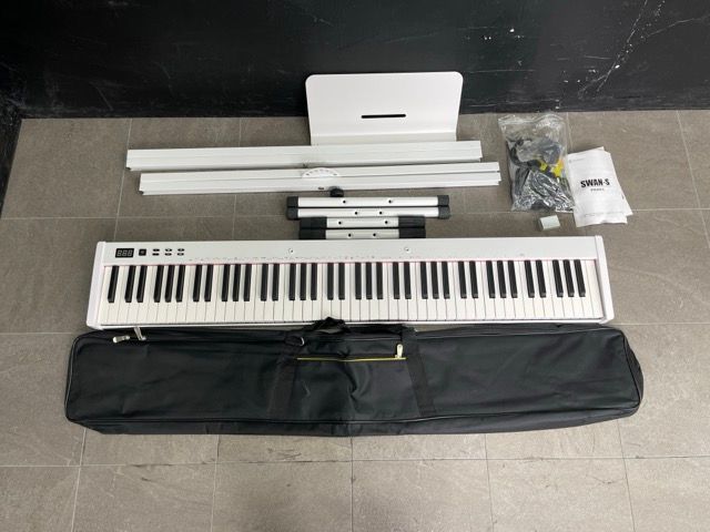 楽器・機材 超美品 NIKOMAKU SWAN-S 88鍵盤 電子ピアノ ホワイト 
