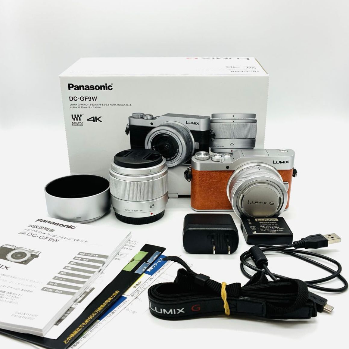 ☆ Panasonic パナソニック LUMIX G DC-GF9W ミラーレスカメラ ダブル