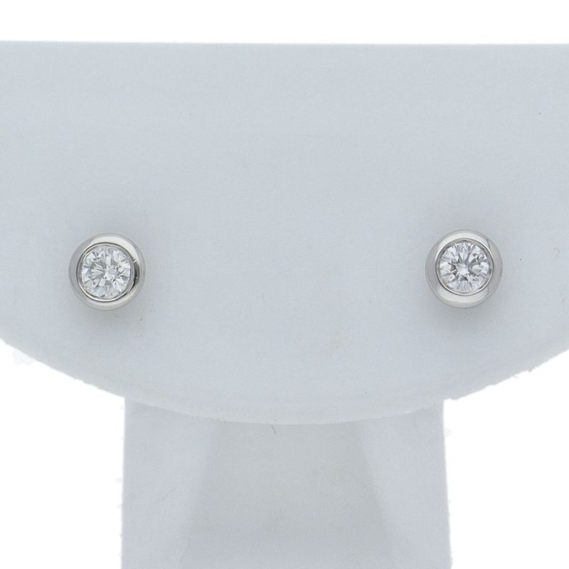 ティファニー バイザヤードダイヤピアス 60017556/D:0.28ct Pt950