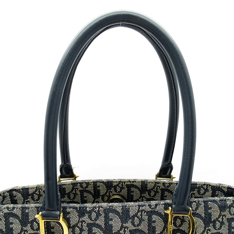 ディオール トロッター トートバッグ キャンバス/レザー レディース