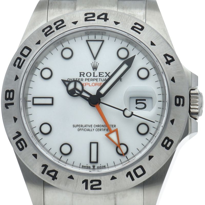 ロレックス エクスプローラー2 ウォッチ 226570 箱 保証書 SS メンズ