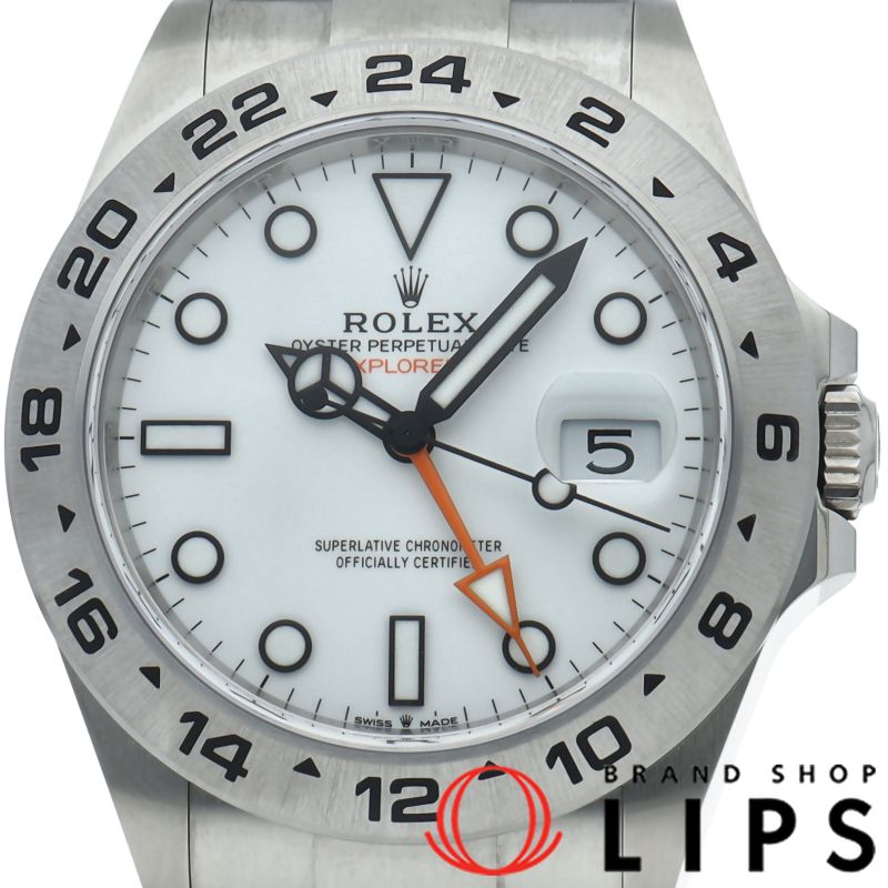 ロレックス エクスプローラー2 ウォッチ 226570 箱 保証書 SS メンズ