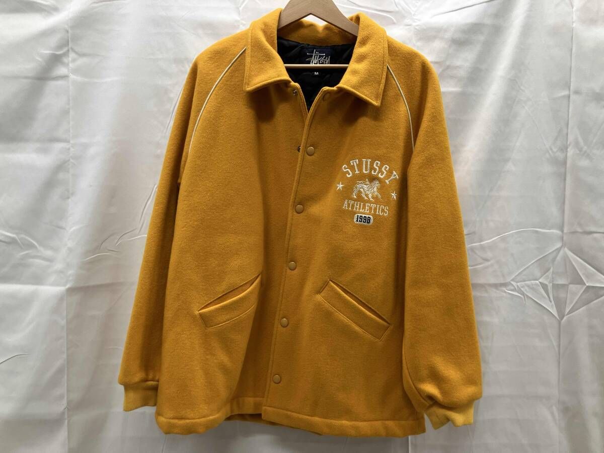 STUSSY スタジャン USA製 表記サイズM イエロー 【公式通販】