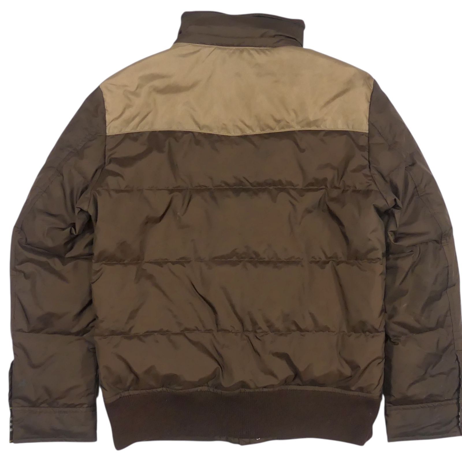 【最終sale・美品】バーバリーブラックレーベル ダウン 茶色 サイズL BURBERRY BLACK LABEL バーバリー ブラックレーベル ダウンジャケット