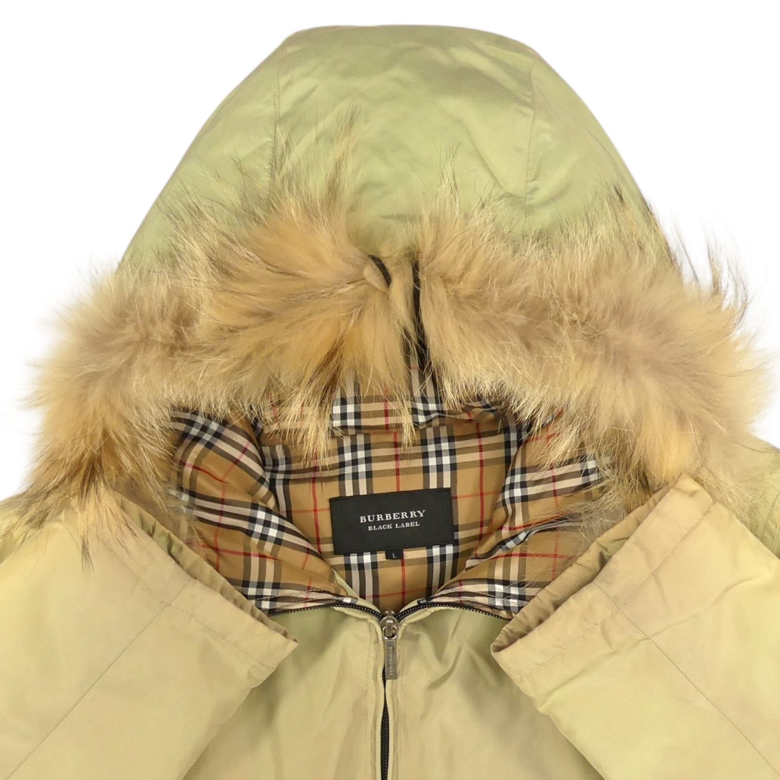BURBERRY BLACK LABEL バーバリーブラックレーベル ダウンジャケット L