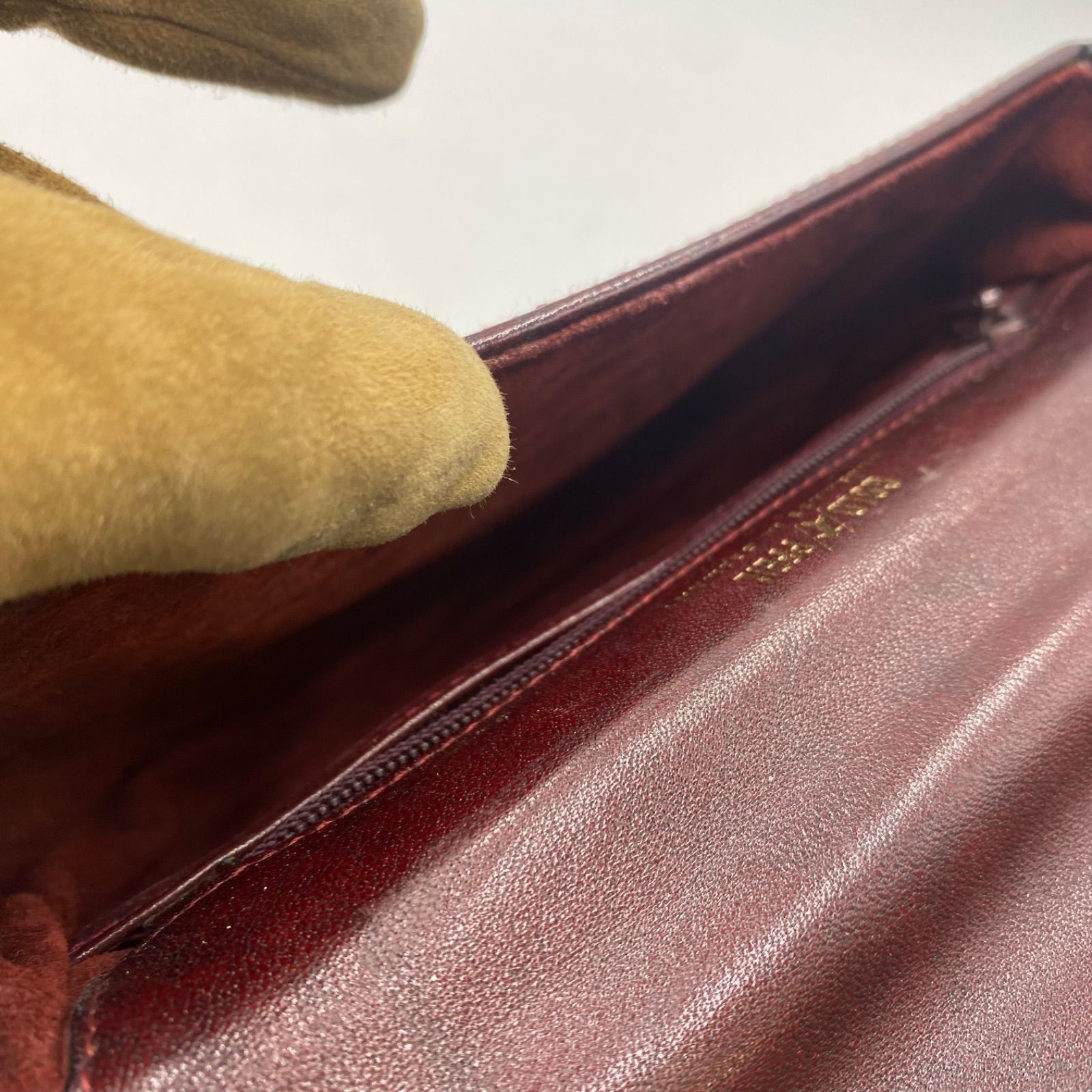 GOLD PFEIL ゴールドファイル ショルダーバッグ 斜めがけ ボルドー 