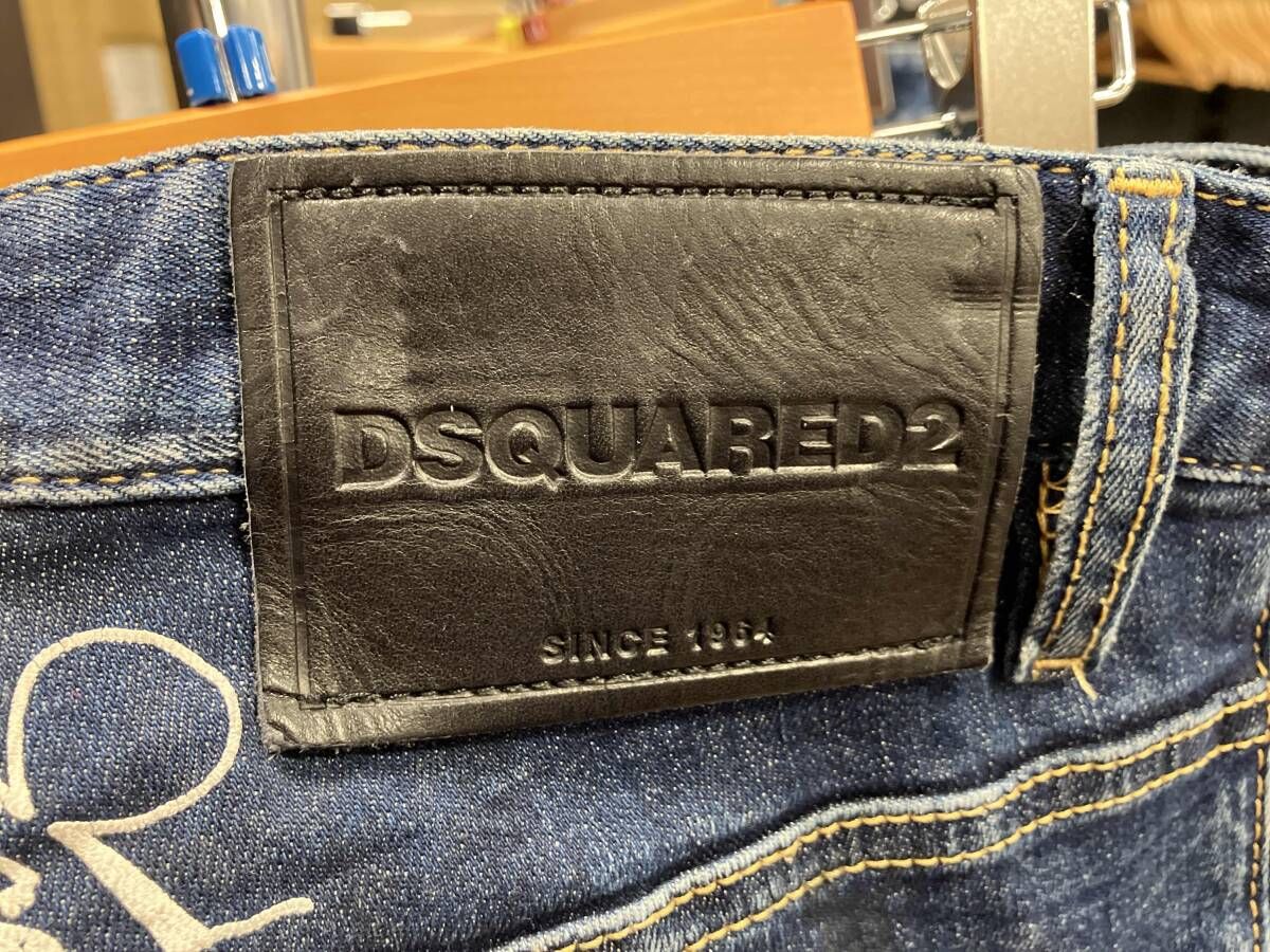 DSQUARED2/ジーンズ/S74LB1099 2022 Lサイズ DSQUARED2 ディースクエアード ボタンフライジーンズ