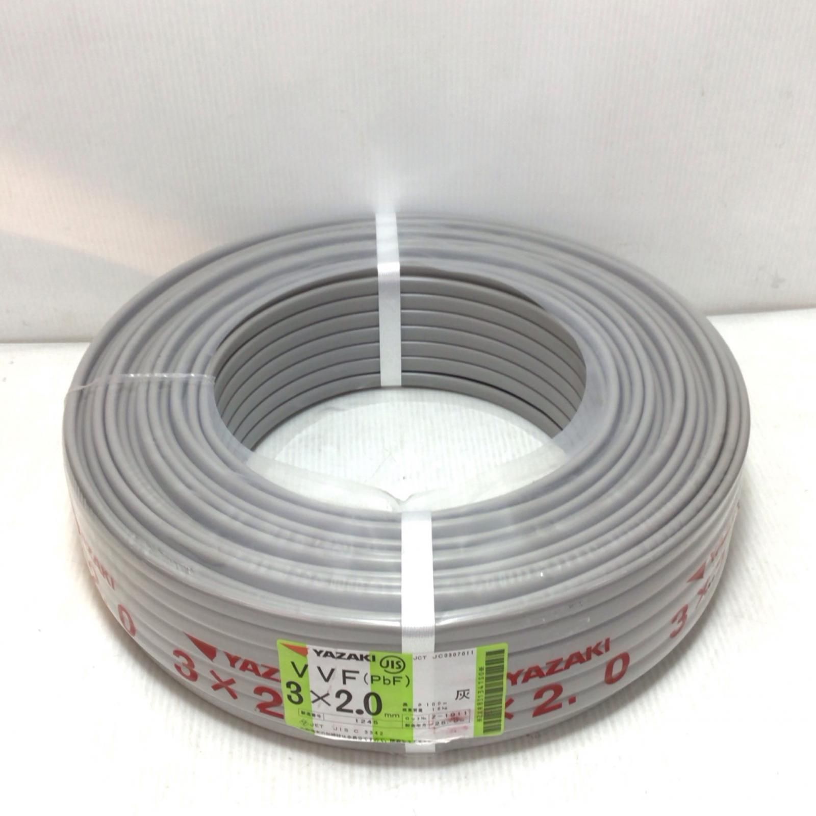 ΘΘYAZAKI VVFケーブル ♥品 S 3芯 2 0 mm 100 m