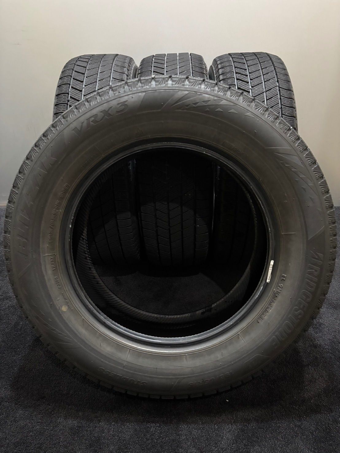 ☆195/65R15 BRIDGESTONE/VRX3 21年製 スタッドレス 4本 ブリヂストン