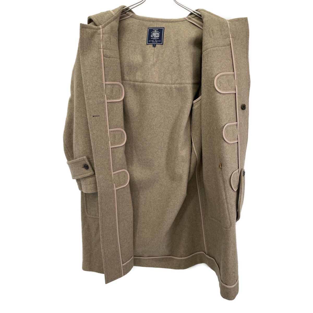 J.PRESS ジェイプレス 23AW ﾍﾞｰｼﾞｭ ｳｰﾙ ﾀﾞｯﾌﾙｺｰﾄ S - メルカリ