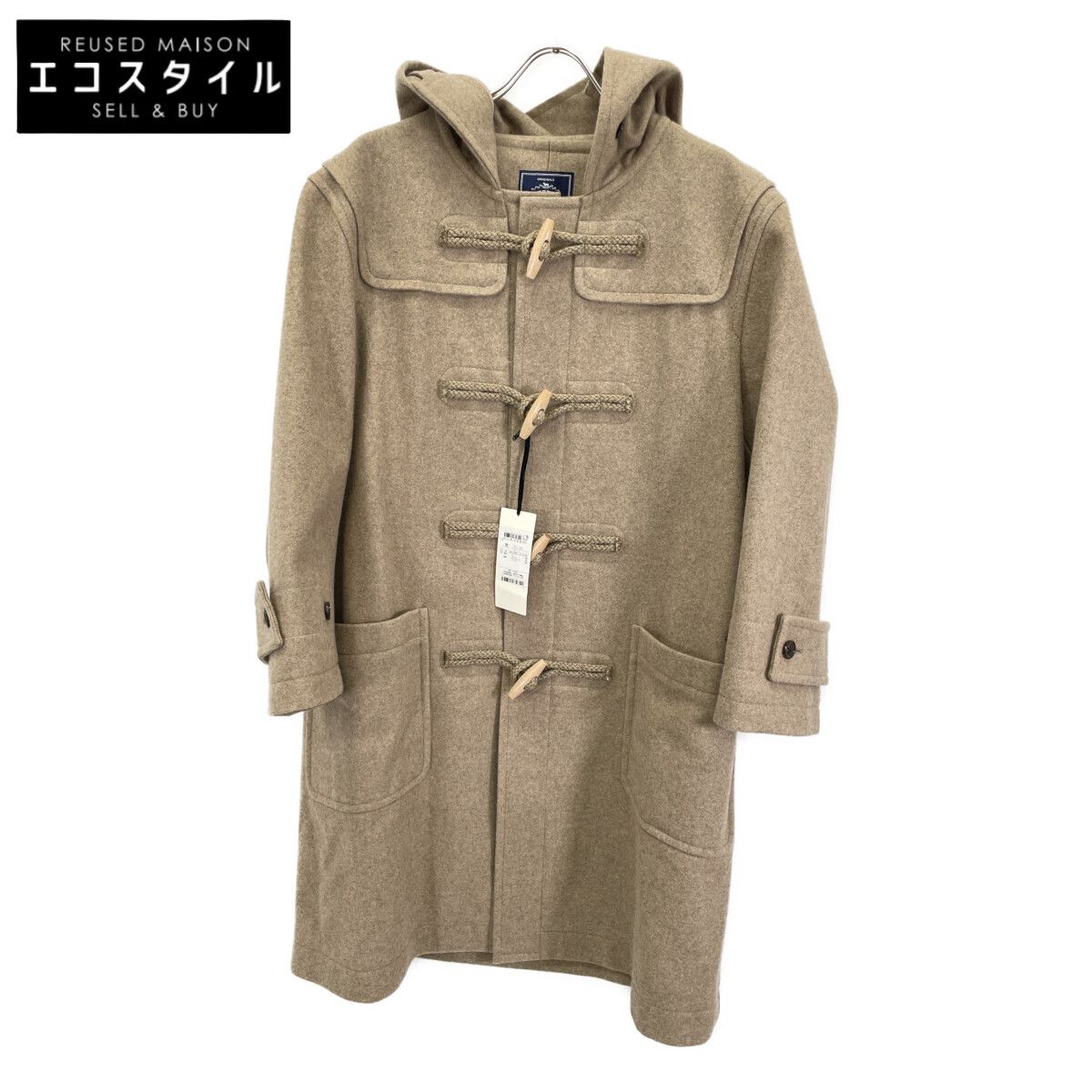 J.PRESS ジェイプレス 23AW ﾍﾞｰｼﾞｭ ｳｰﾙ ﾀﾞｯﾌﾙｺｰﾄ S - メルカリ