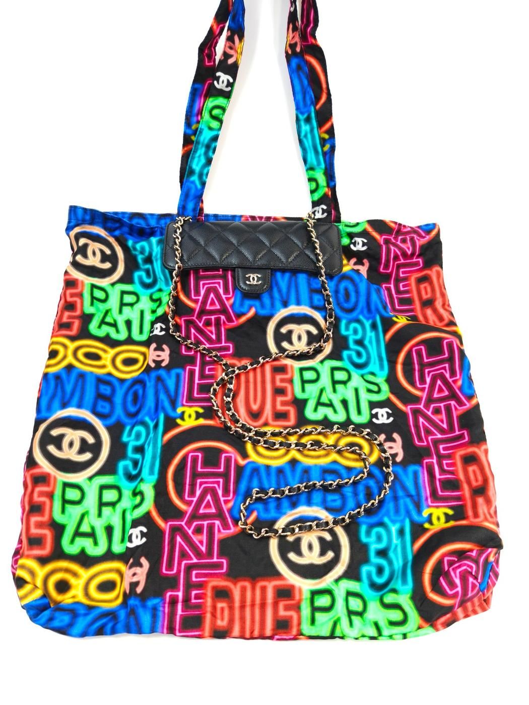 CHANEL シャネル マトラッセ 2way トートバッグ エコバッグ チェーン