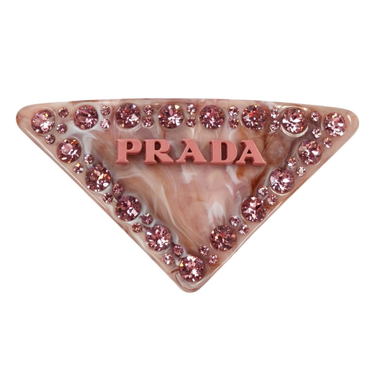 PRADA プラダ ヘアバレッタ ピンク PRADA（ヘアアクセサリー ・ ピンク