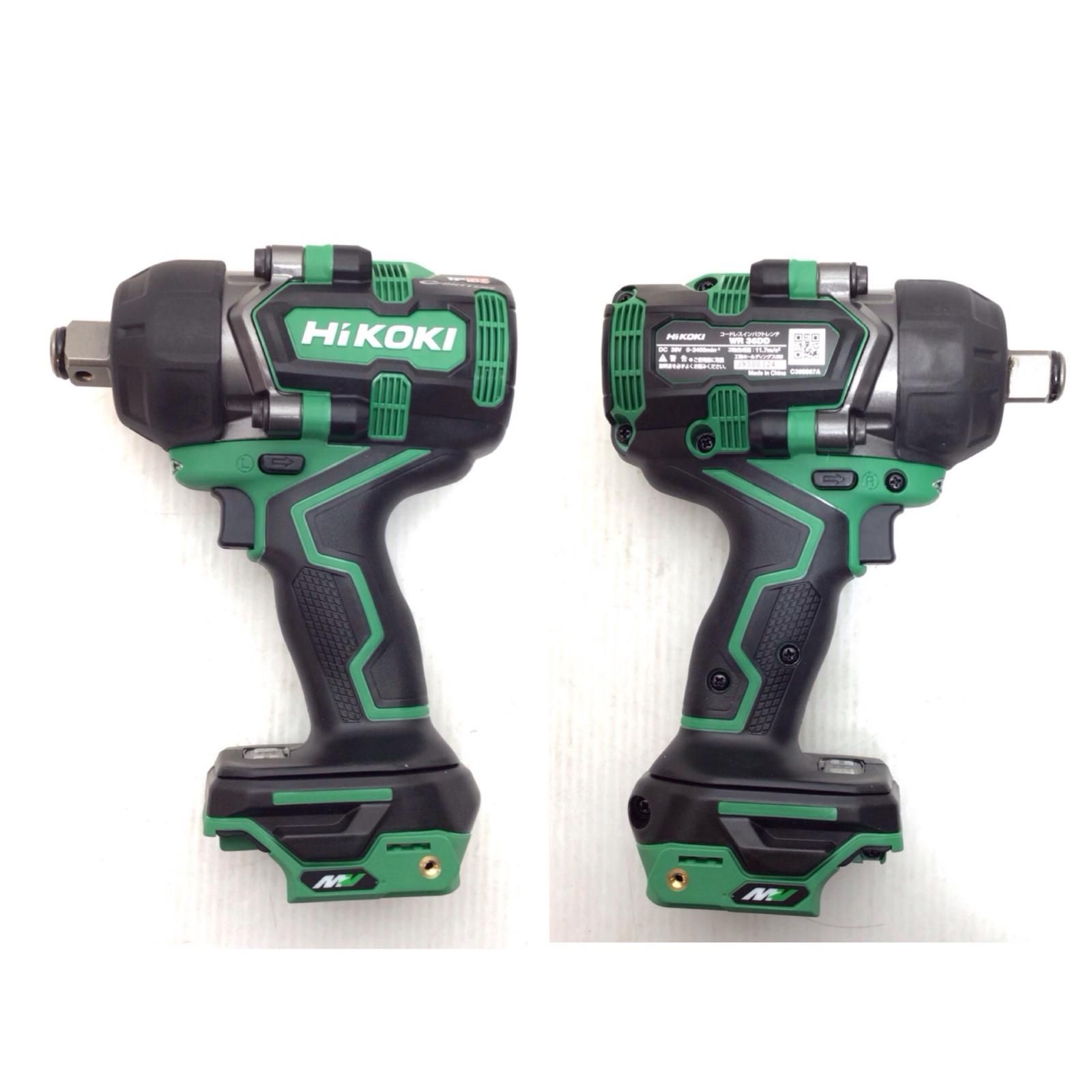 ΘΘHiKOKI ハイコーキ インパクトレンチ ♥品 S 付属品完備 コードレス式 36 v 2 XPS WR DD グリーン