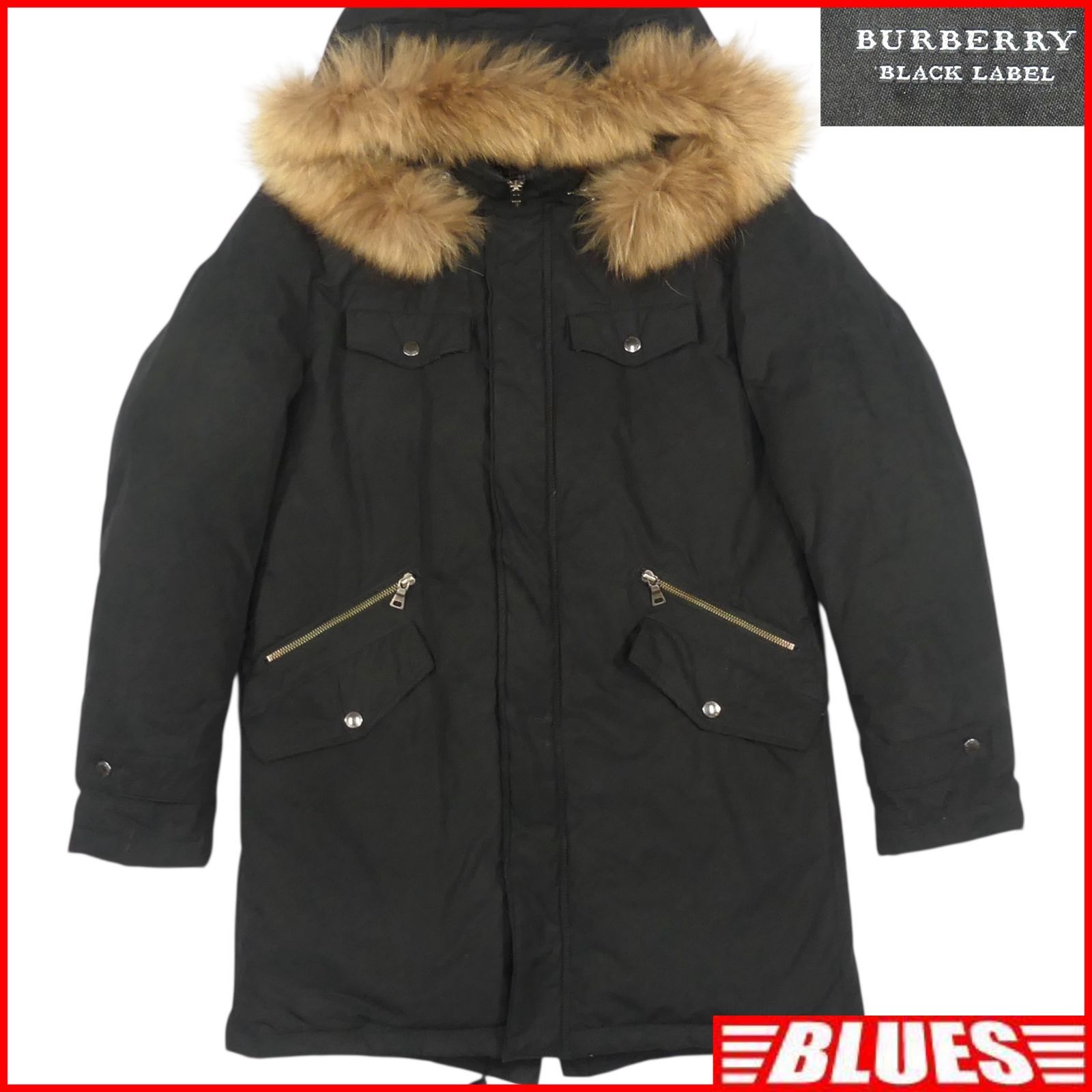 BURBERRY BLACK LABEL バーバリーブラックレーベル ダウンジャケット L 