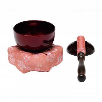 かのんりんセット りん2.0寸|りん棒4.0寸 六角布団2.5寸ピンク|茜 59 g 22583 m 8095