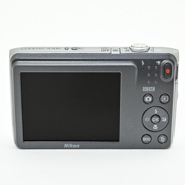 動作品 NIKON A300 COOLPIX デジタルカメラ 難 COOLPIX ニコン コンデジ Nikon A300 ブラック 中古 Wi-Fi搭載 新品SD