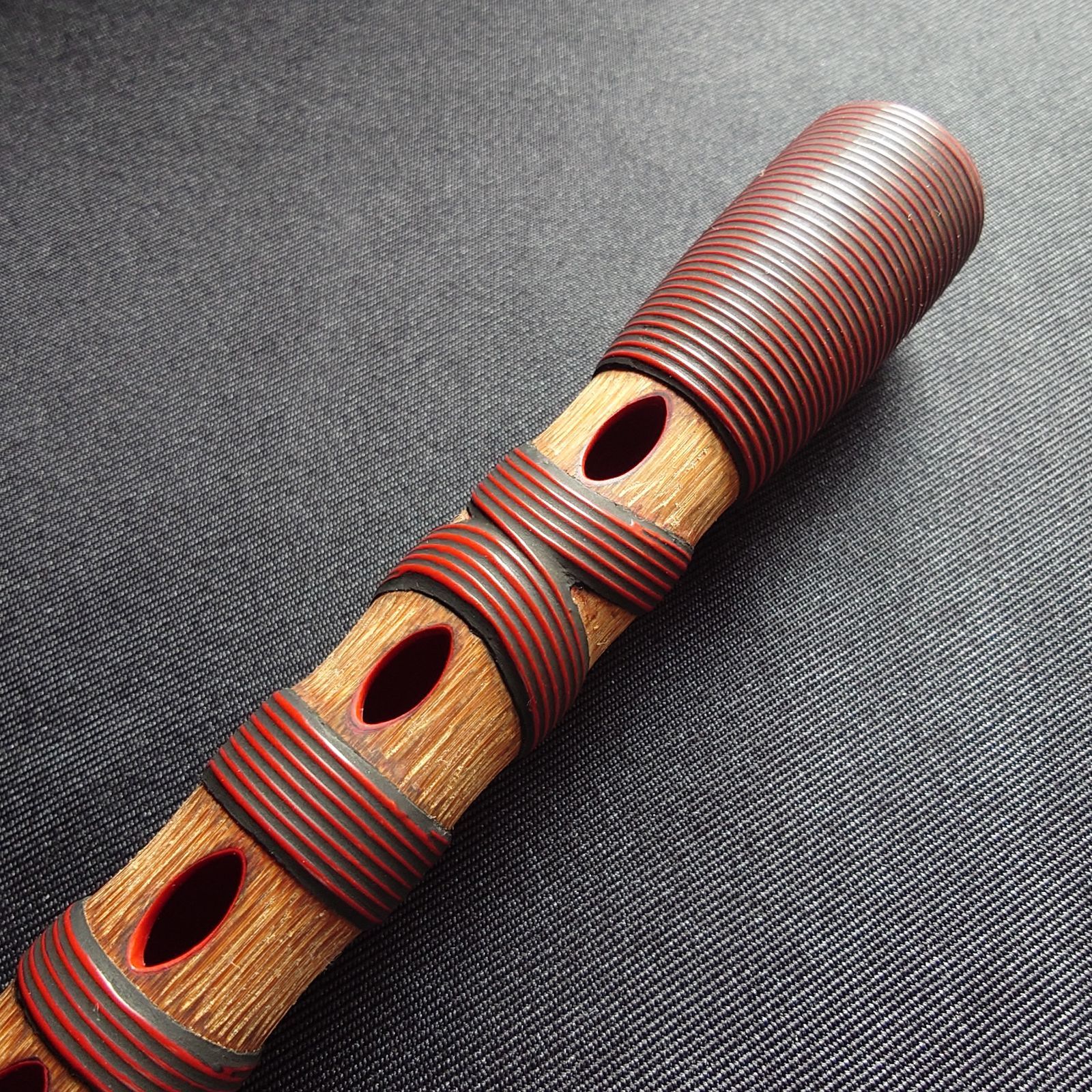 篳篥】新管 煤竹 本漆 籐巻 桐箱付き／雅楽／神楽 - メルカリ