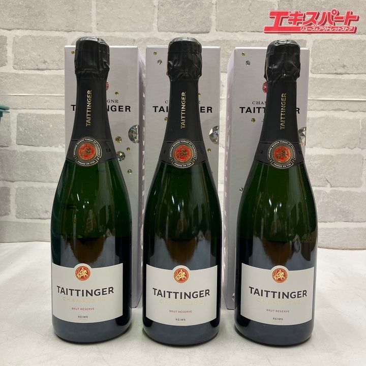 テタンジェ ブリュット レゼルヴ シャンパン 3本 - メルカリ