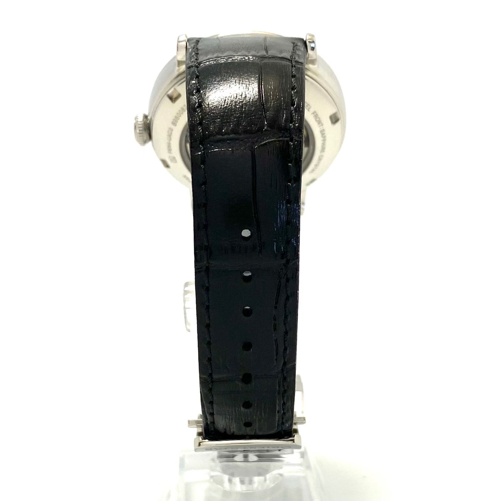  腕時計 メンズ オリエントスター ORIENT STAR エレガントクラシック RK AU0002S F6N4 UAC0 自動巻 ホワイト 裏スケ デイト表示 パワーリザーブ 革ベルト ホワイト系 自動巻き時計 腕時計(アナログ)