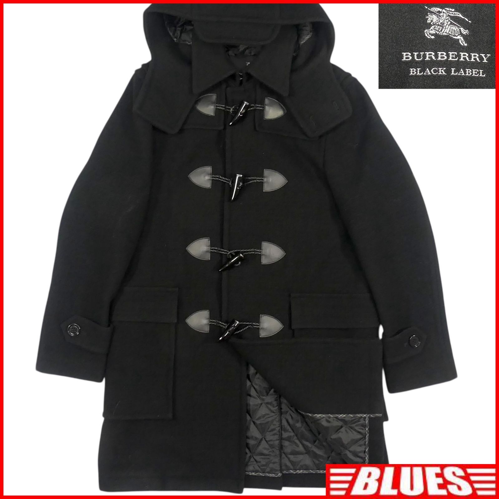BURBERRY BLACK LABEL バーバリー ブラックレーベル ダッフルコート L
