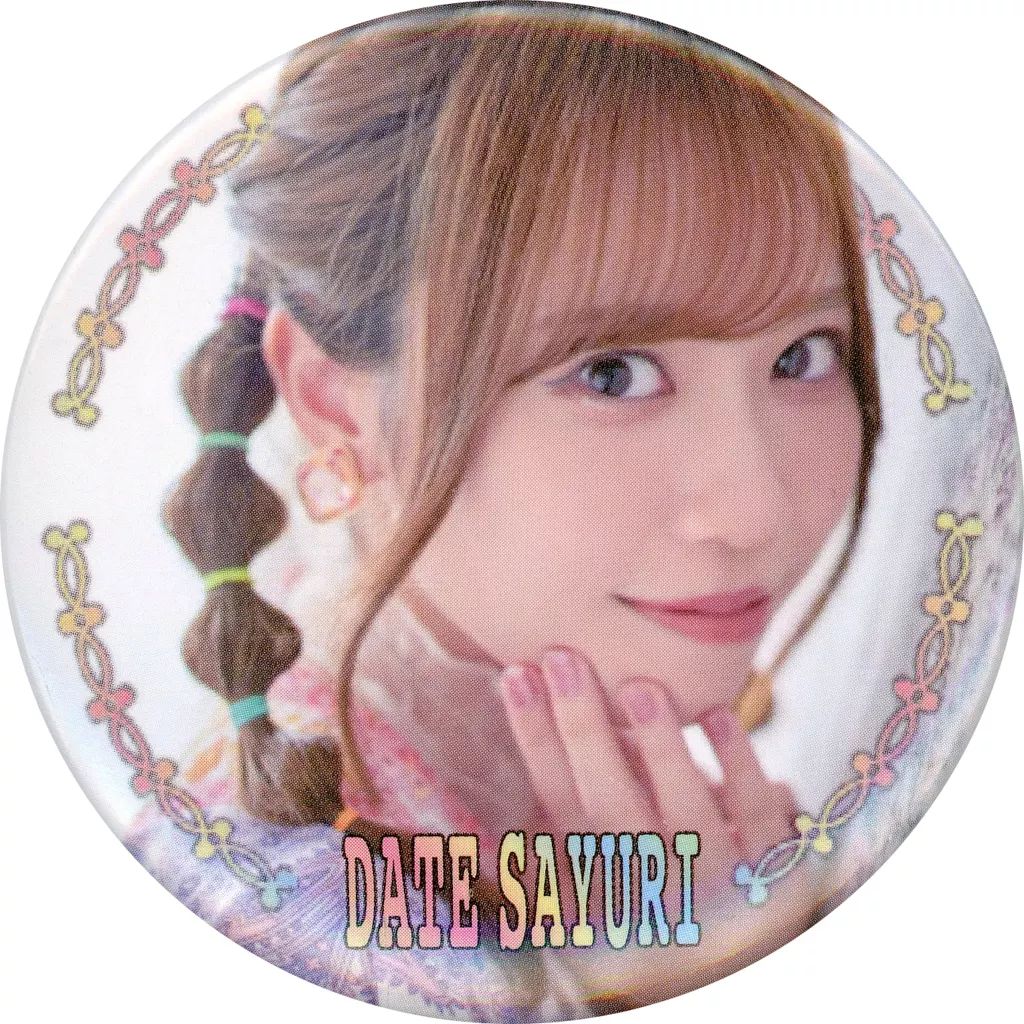 中古】バッジ・ピンズ 伊達さゆり(衣装：白/右向き) ランダム缶バッジ