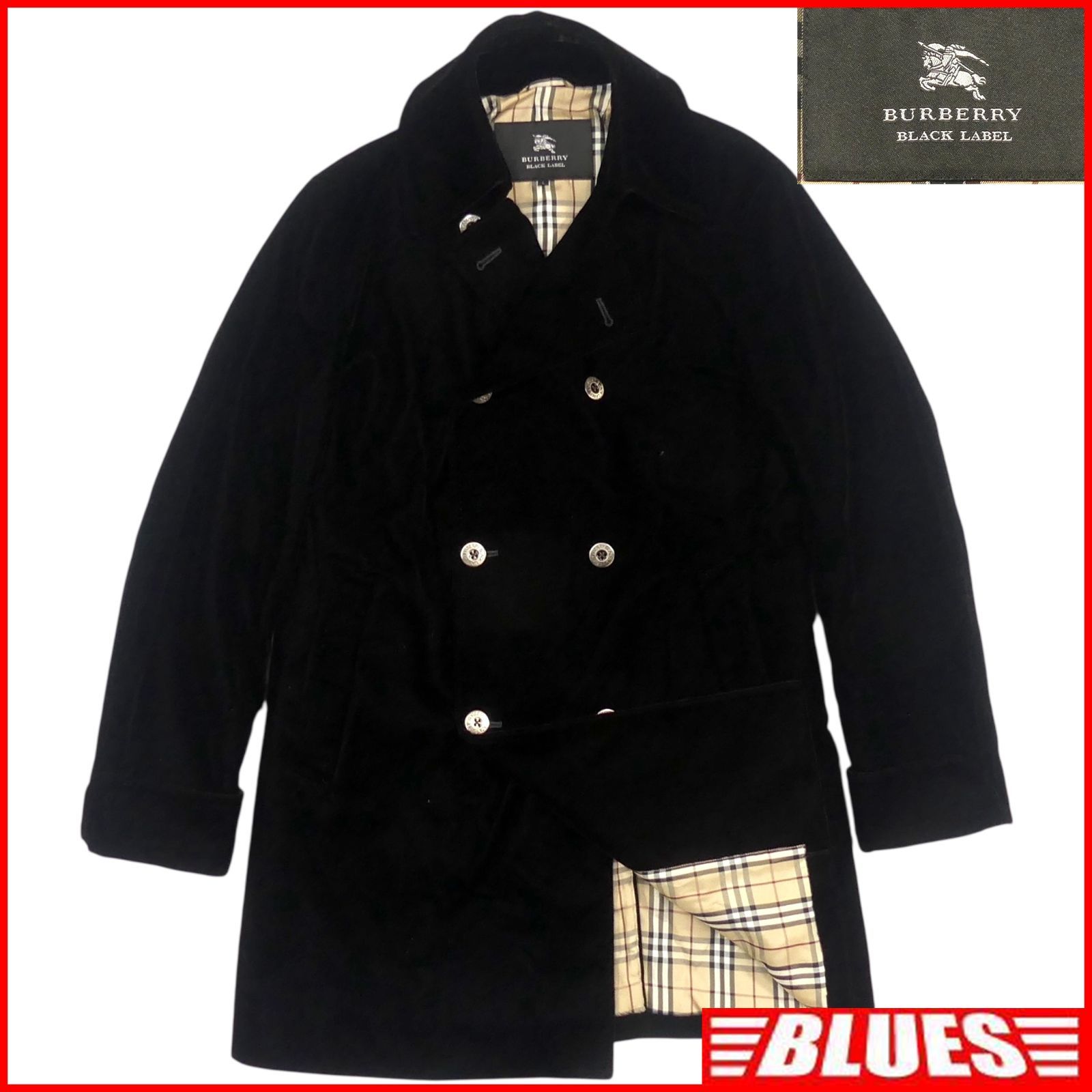 BURBERRY BLACK LABEL バーバリーブラックレーベル L トレンチコート P