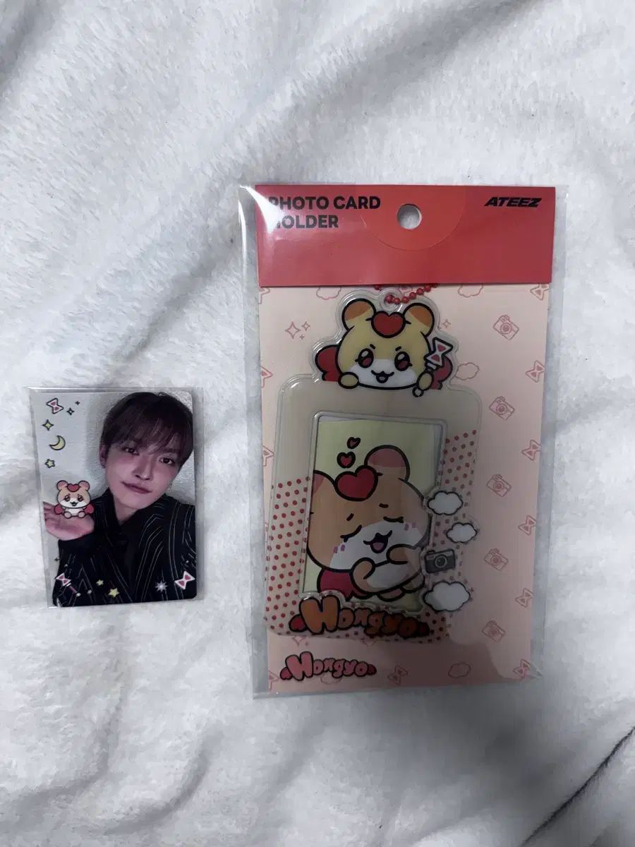 ATEEZ MYティーあんさんぶるスターズ US写真 フォト PHOTO ホルダー ホンジュン HONGJOONG