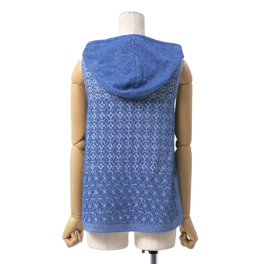 CHANEL ノースリーブニット 36 □美品□CHANEL シャネル パーカー サイズ36 P50 ラメ ニット