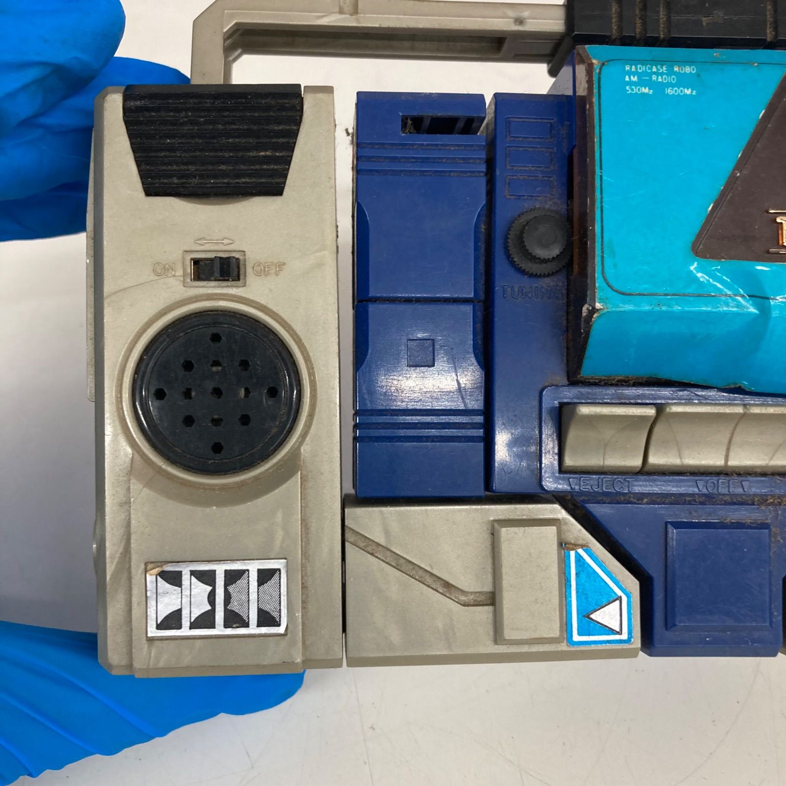 TAKARA タカラ ミクロマン サウンド戦士 ラジカセロボ MC-2 ジャンク