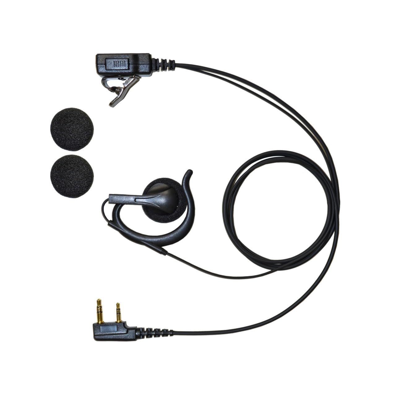 BLUE CENTURY ブルーセンチュリー メーカー 特定小電力 トランシーバー KENWOOD ケンウッド 対応 3.5φ 2.5φ L型2ピンプラグ イヤホンマイク 予備イヤーパッド付属 オープンイヤー型 K 025 2