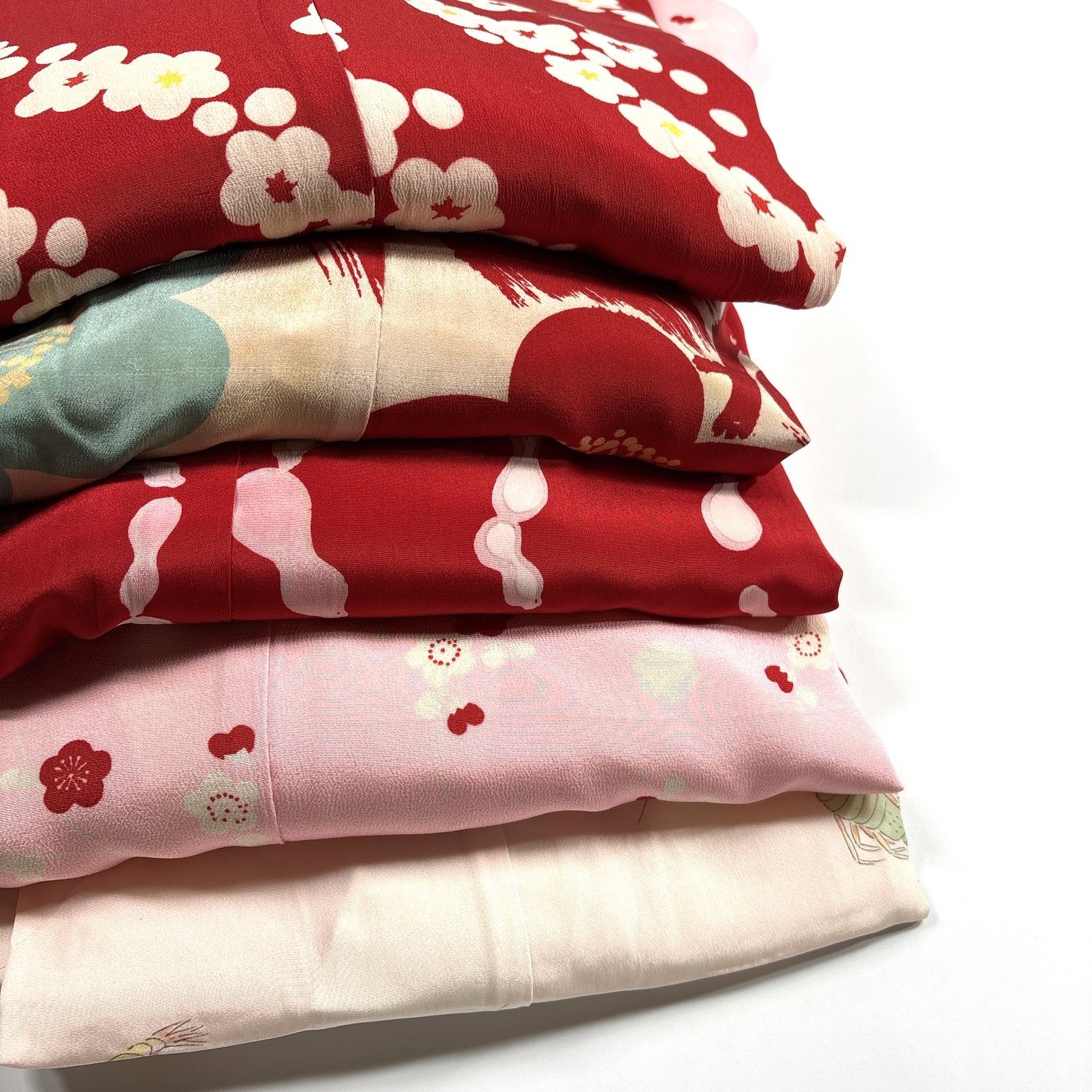 アンティーク 長襦袢 5枚 正絹 着物まとめ売り 同梱購入歓迎 リメイク