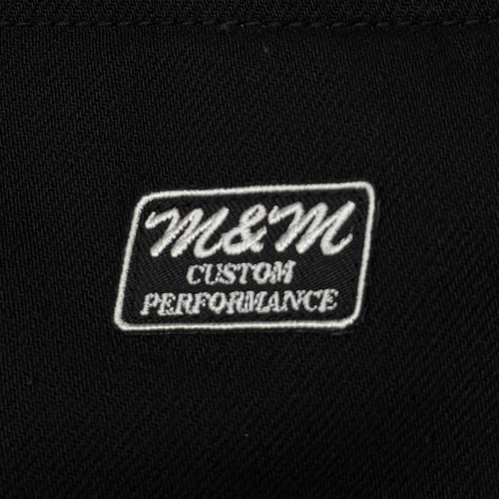 参考上代82500円 未使用 MINEDENIM × M&M Black Denim Detroit Jacket 