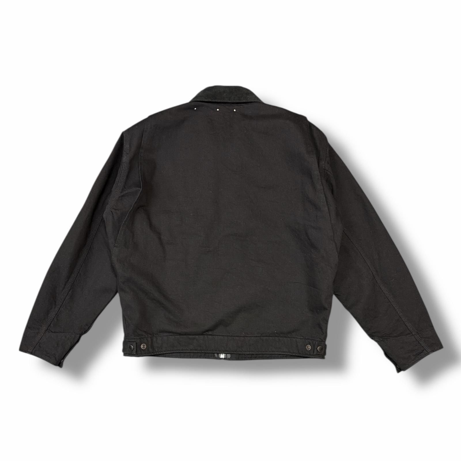 参考上代82500円 未使用 MINEDENIM × M&M Black Denim Detroit Jacket 