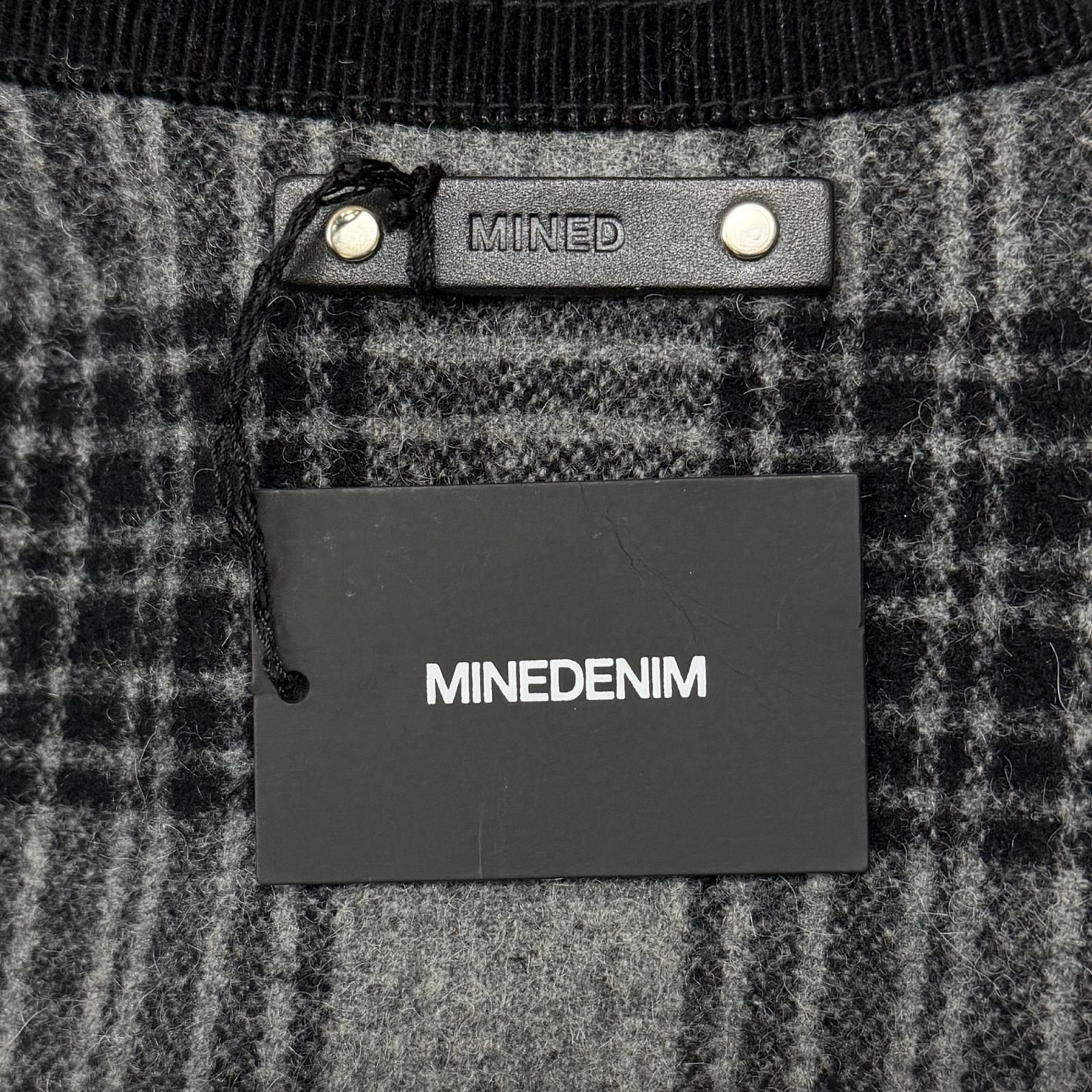 参考上代82500円 未使用 MINEDENIM × M&M Black Denim Detroit Jacket 