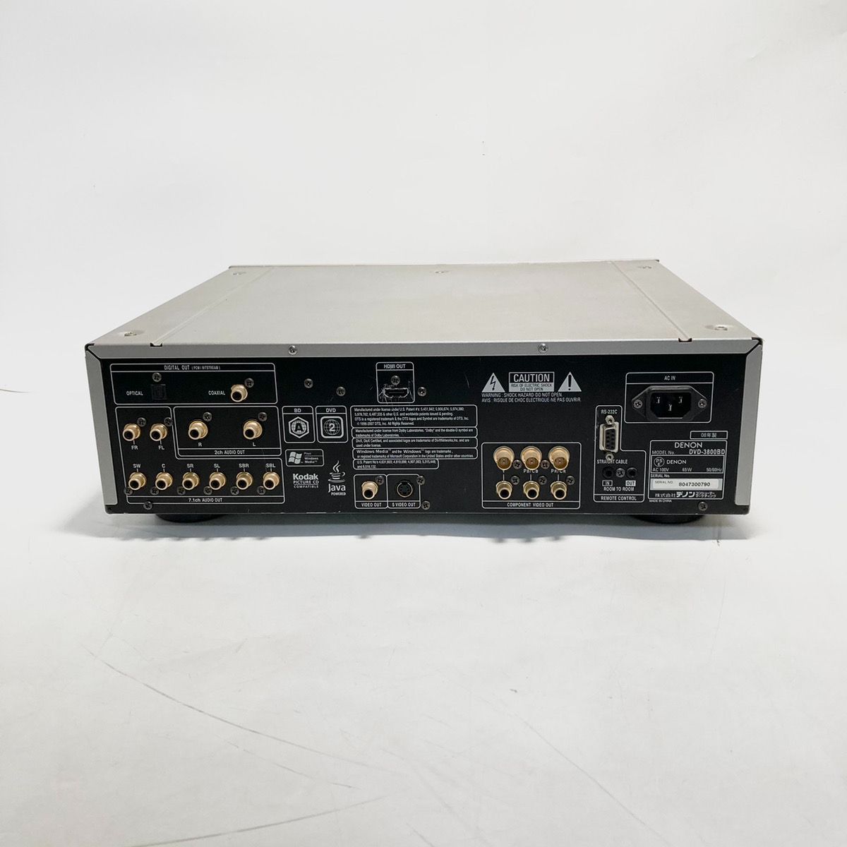 DENON デノン DVD-3800BD ブルーレイプレーヤー Blu-rayプレーヤー