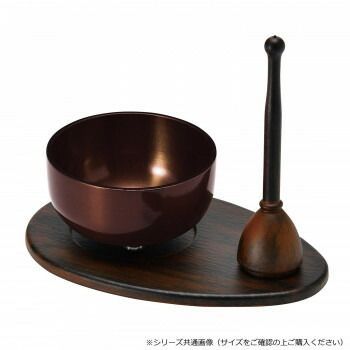 memorinn メモリンセット りん1.8寸 ウオールナット色|あずき 59 d 45 hd 195095